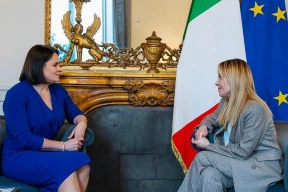 Мелоні прыняла Ціханоўскую. Што яны абмяркоўвалі?